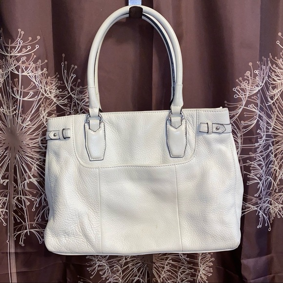 AIMEE KESTENBERG Purse Bag Handbag Leather Satchel white yellow black - Picture 13 of 14